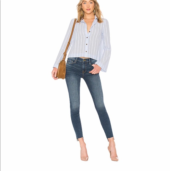 Frame Denim Le Skinny De Jeanne Jean in Woodbine - Picture 4 of 8